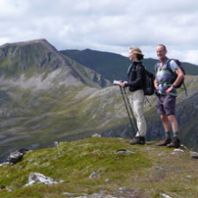 couple hill walking scotland