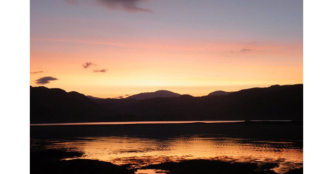 lochcarron at sunrise - north coast 500